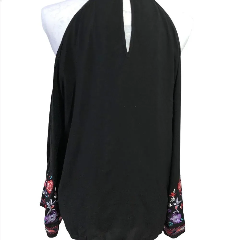 Parker Adelise Embroidered Cold Shoulder Top - Picture 3 of 16